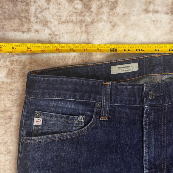AG Adriano Goldschmied "The Matchbox" Slim Straight Stretch Dark Blue, 36 - Picture 5 of 6
